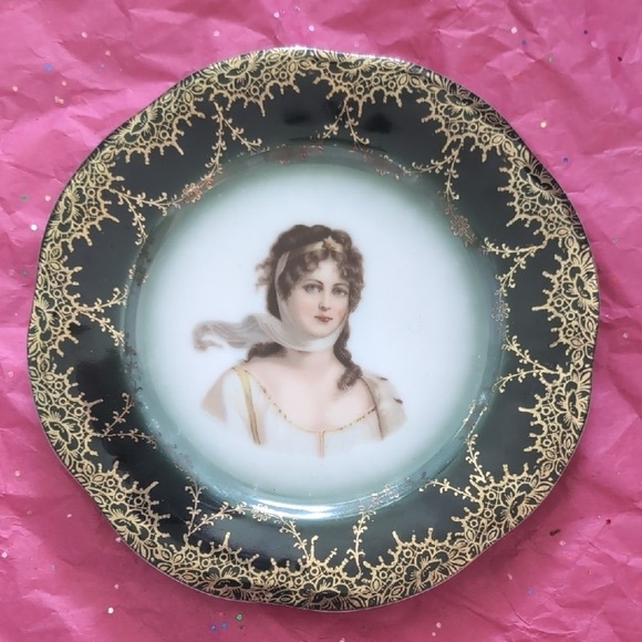 Mignon Other - Bavarian Queen Louis Of Prussia Portret Plate